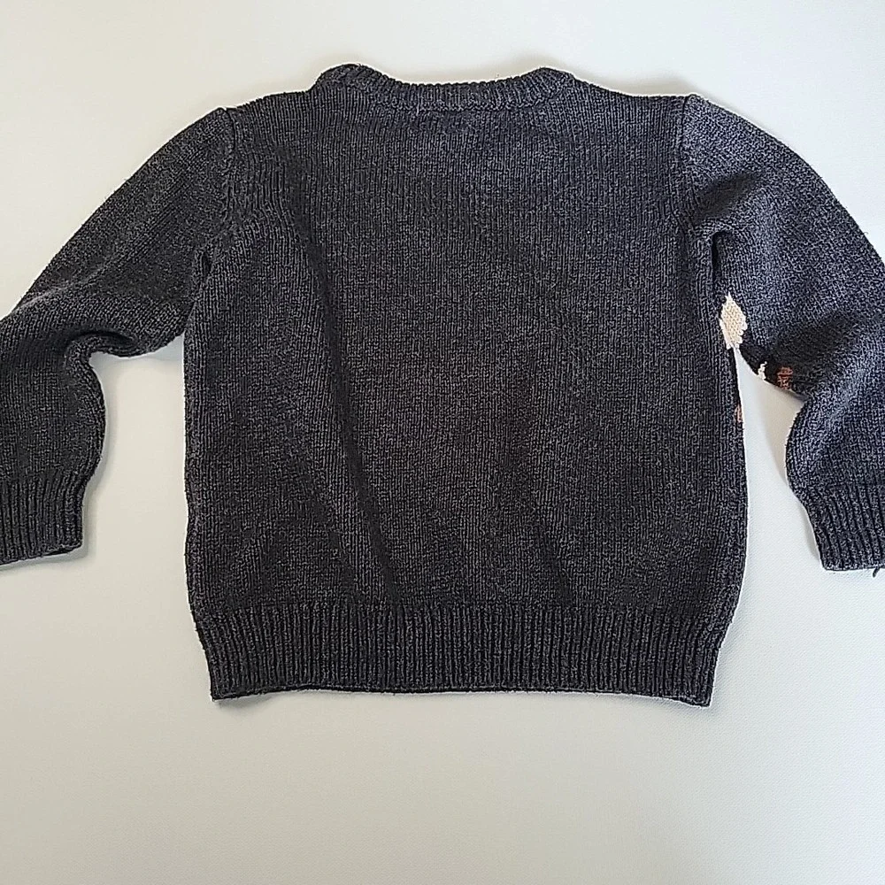 2018 GYMBOREE Baby Boy‎ Bolt Sweater Pullover Gray 18-24mo